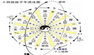 十二經絡時間表 具體給大家講解