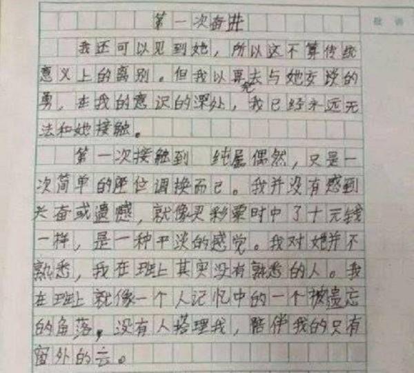 六年級學生作文