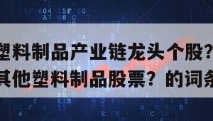 包含其他塑料制品產業鏈龍頭個股？最值得長期持有的其他塑料制品股票？的詞條