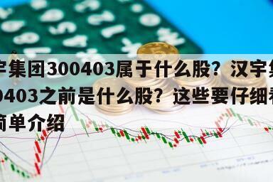 漢宇集團300403屬于什么股？漢宇集團300403之前是什么股？這些要仔細看！的簡單介紹