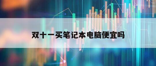 雙十一買筆記本電腦便宜嗎