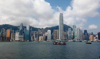 香港維多利亞港旅游 港闊水深的天然良港